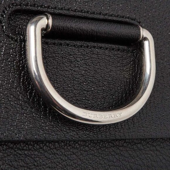 Burberry Black Leather Medium D-Ring Crossbody Bag - Picture 11 of 11